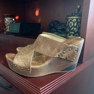 Olea Wedges from Bed Stu Size 9